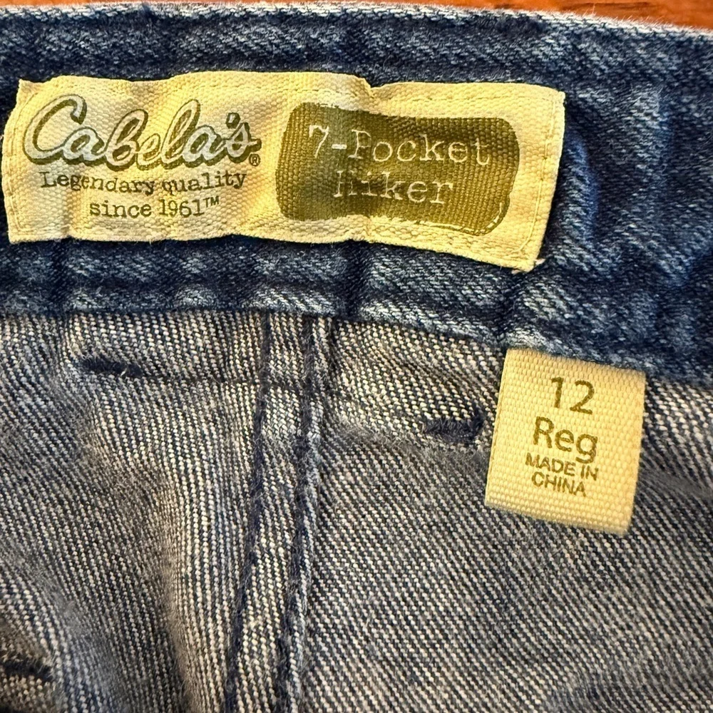 Cabela's Denim Jeans with Tan Label